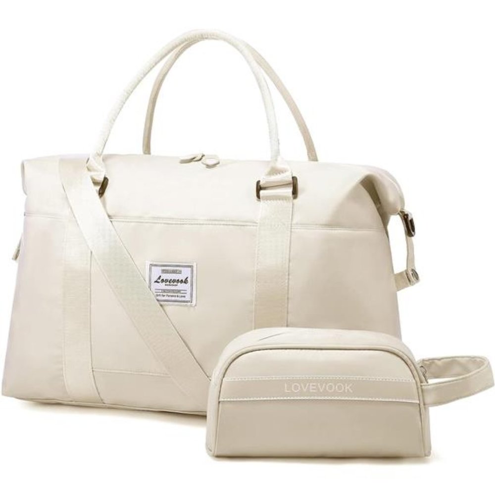 Weekender Bag for Women Cute Travel Tote Bag Gym Duffel Bag with Toiletry Bag
